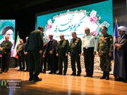 آیین تکریم و معارفه فرمانده سپاه حضرت جواد الائمه (ع) خراسان شمالی