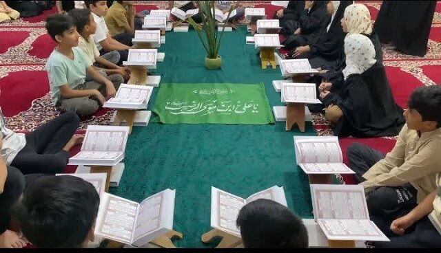 کرسی تلاوت رضوی ویژه کودکان و نوجوانان در مسجد امام حسن مجتبی(ع) بندرعباس برگزار شد