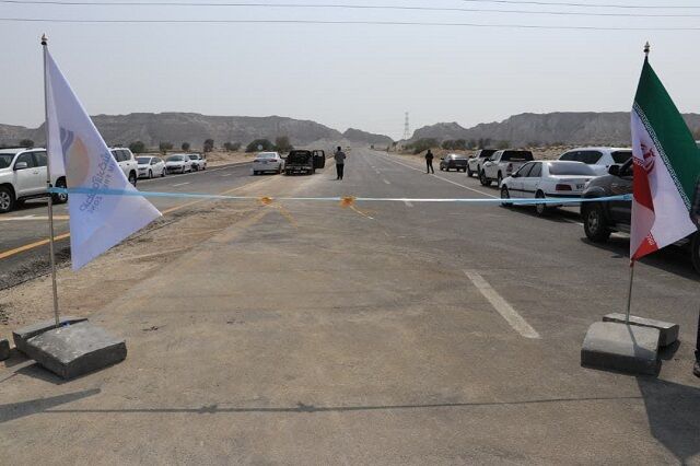 قطعه سوم بزرگراه ملی خلیج فارس در قشم افتتاح شد