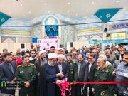 آیین افتتاحیه چهاردهمین نمایشگاه ملی کتاب دفاع مقدس در بجنورد
