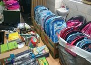 توزیع ۵۰۰ بسته لوازم التحریر در دومین رزمایش تحصیلی بهشهر