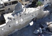 تخریب کامل مسجد بزرگ و قلعه تاریخی برقوق خان‌یونس در حملات اسرائیل