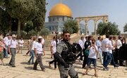 حمله ده‌ها شهرک‌نشین صهیونیستی به مسجد الاقصی