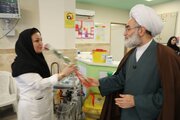 دیدار نماینده ولی فقیه گیلان با پرستاران