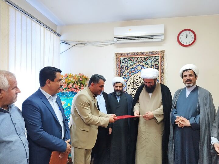 رئیس اداره اوقاف و امور خیریه باشت منصوب شد