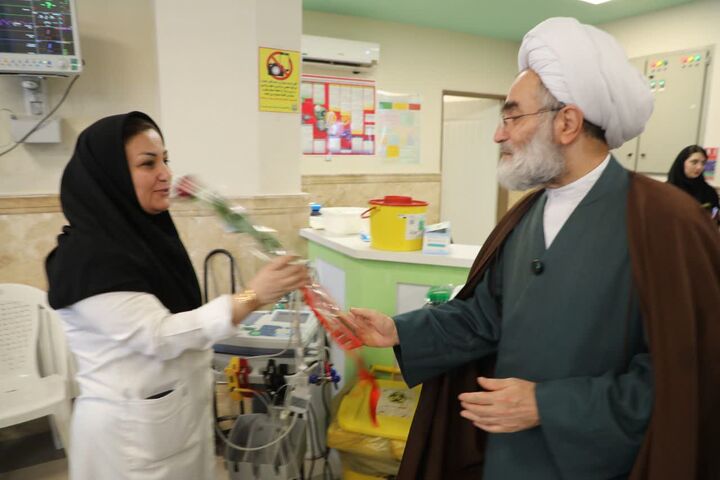 دیدار نماینده ولی فقیه گیلان با پرستاران