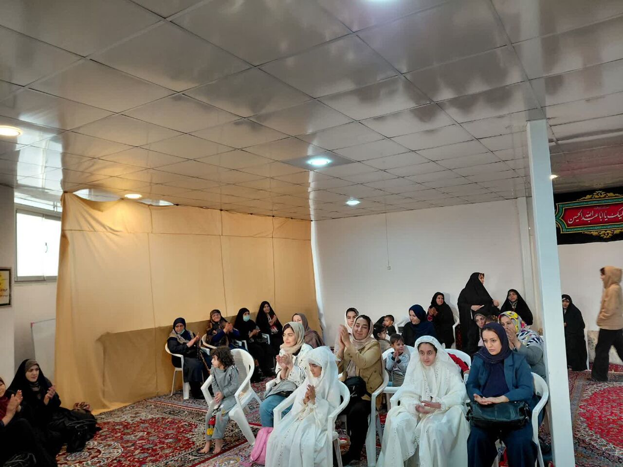 ولادت "بانوی قهرمان کربلا" در مسجد الاقصی اراک با اجرای نمایش جشن گرفته شد