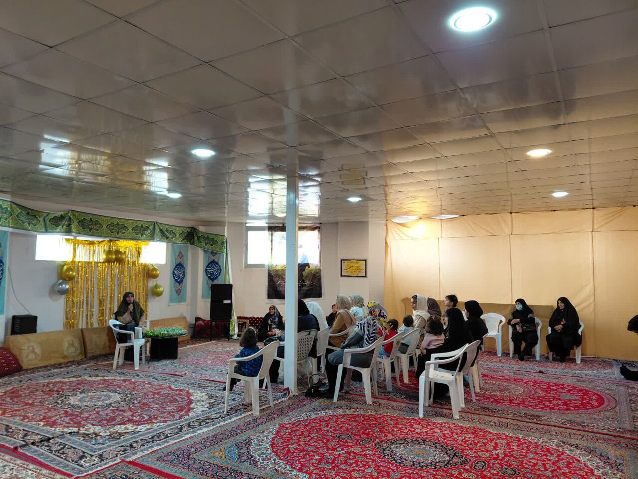 ولادت "بانوی قهرمان کربلا" در مسجد الاقصی اراک با اجرای نمایش جشن گرفته شد