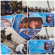 محفل قرائت زیارت عاشورا به یاد شهیده راضیه سالمی در روستای سکل برگزار شد