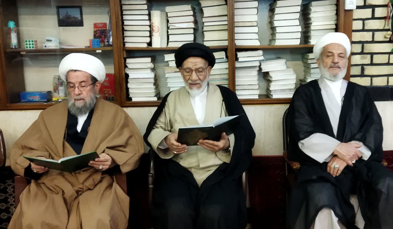 پیکر حجت الاسلام مقدم قوچانی، استاد اخلاق حوزه تشییع شد