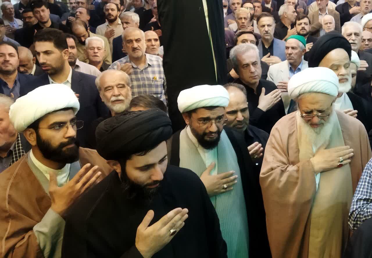 پیکر حجت الاسلام مقدم قوچانی، استاد اخلاق حوزه تشییع شد