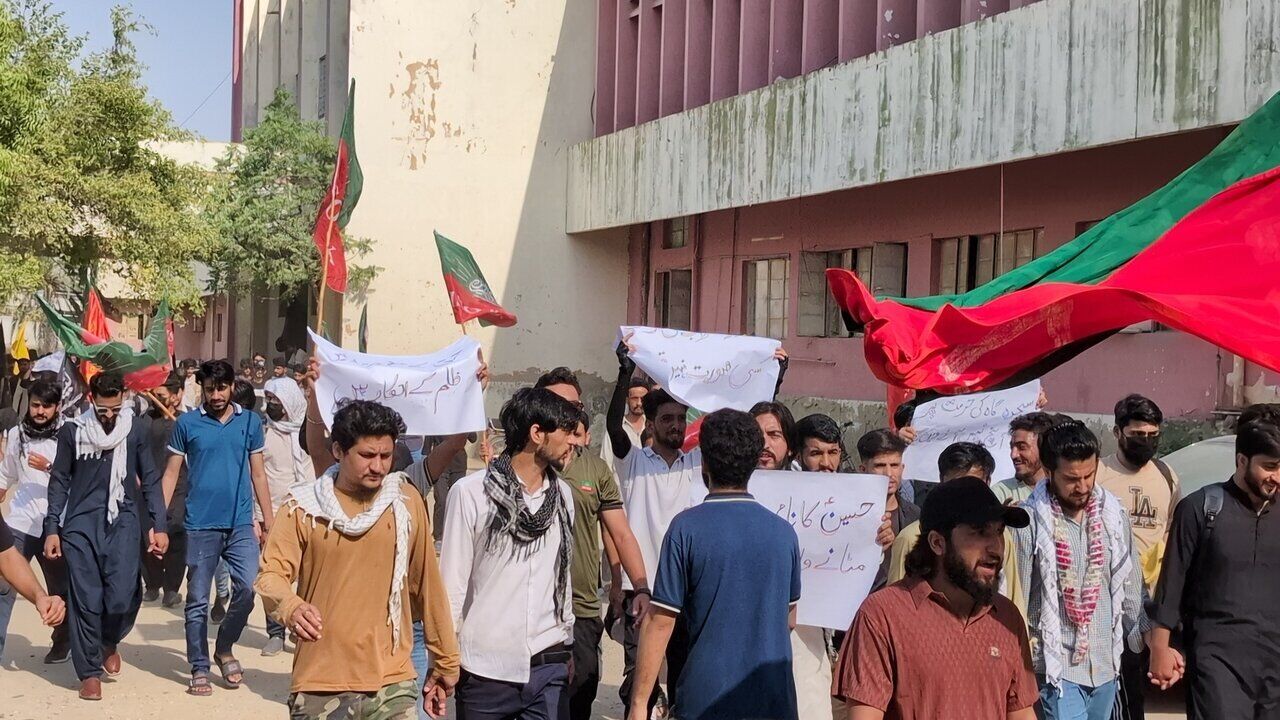 اعتراض سازمان دانشجویان امامیه پاکستان به بی‌حرمتی به امام حسین (ع)