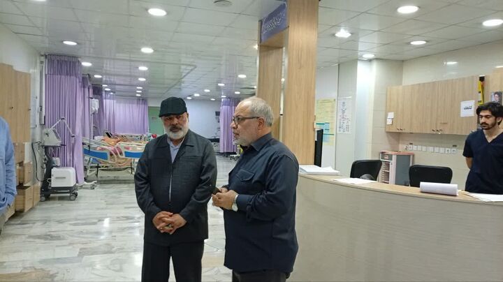 بازدید فرمانده نیروی زمینی سپاه از مرکز بهداری رزمی جنوب در روز پرستار