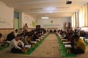 محفل انس با قرآن کریم در مدرسه آموزگار کامیاران