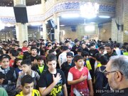 افتتاح لیگ فوتبال شهید آرمان علی وردی و شهدای نوجوان