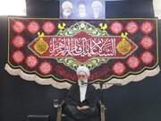 مراسم سوگواری ایام فاطمیه اول در دفتر آیت‌الله‌العظمی فاضل لنکرانی(ره) برگزار شد