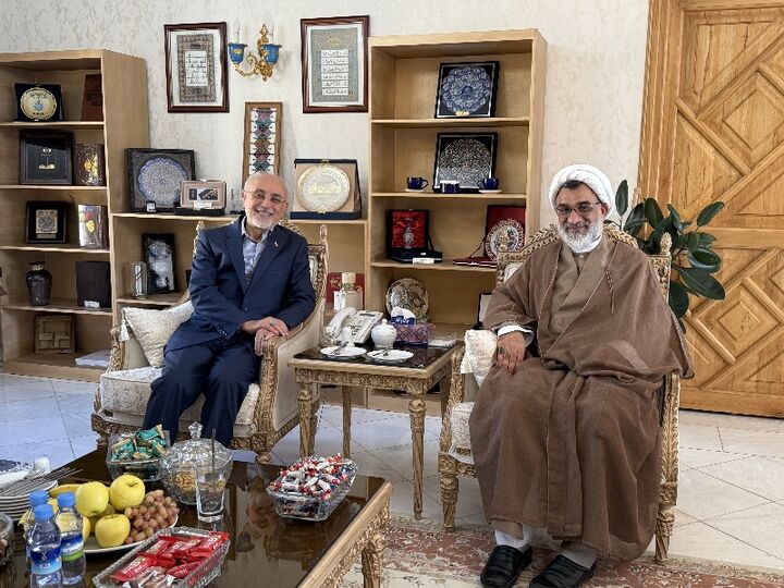 دیدار دبیر شورای عالی انقلاب فرهنگی با رییس بنیاد ایران‌شناسی