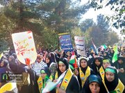 موجی از غیرت و خروش نسل سلیمانی در یوم‌الله ۱۳ آبان کرمان