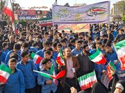 جلوه‌های حضور مردم گیلان در راهپیمایی یوم الله ١٣ آبان