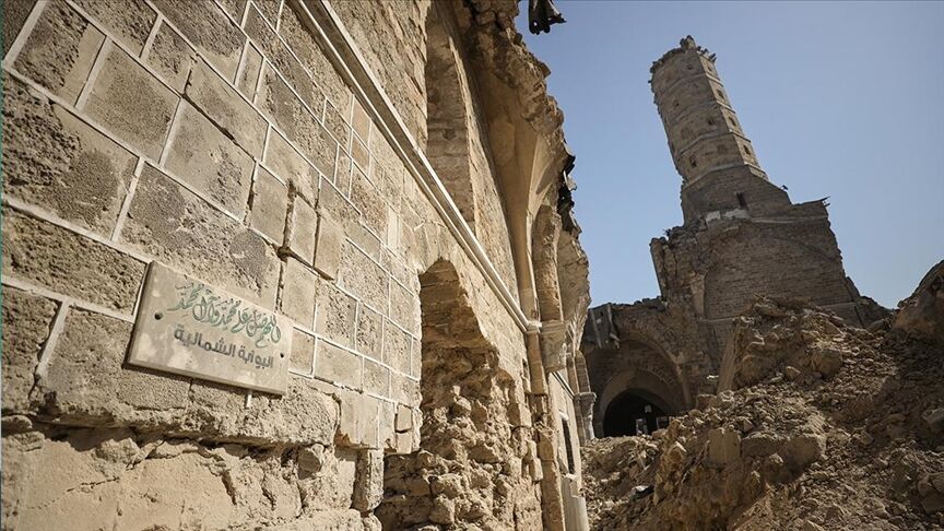 مسجد جامع «عمری»؛ نماد تاریخ غزه که در آتش جنگ ویرانه شد