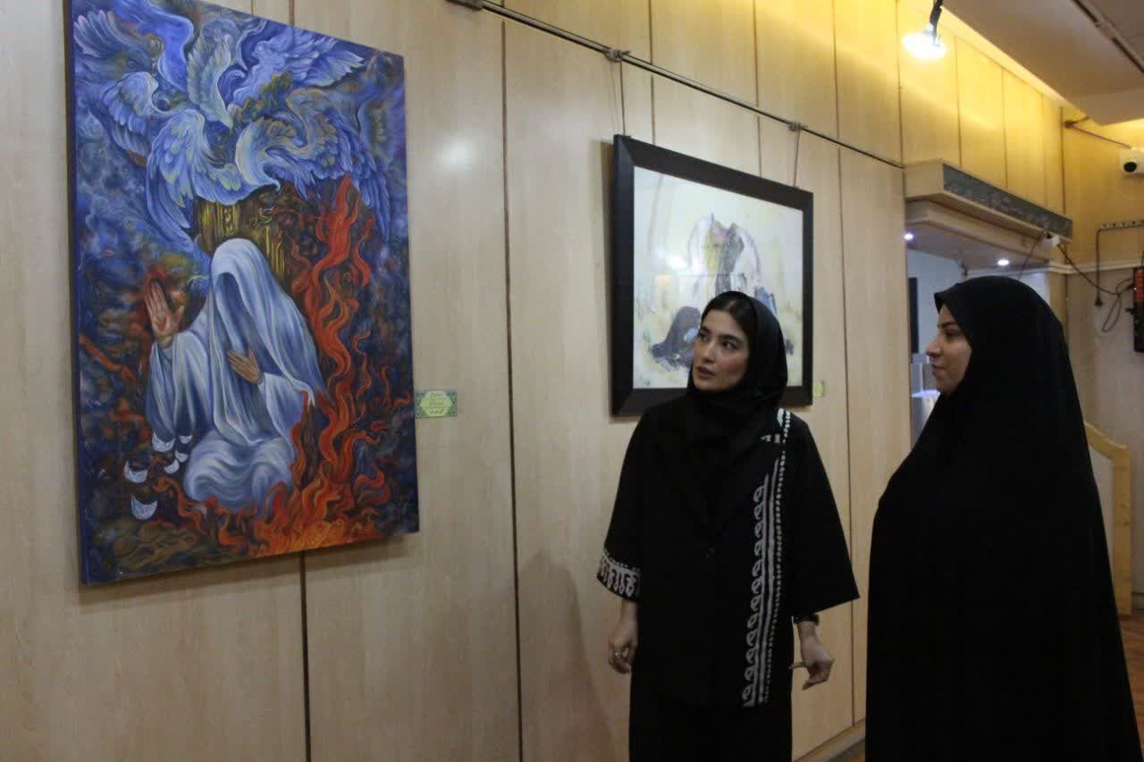 نمایشگاه نقاشی "سرزمین مادری" در خرم‌آباد افتتاح شد