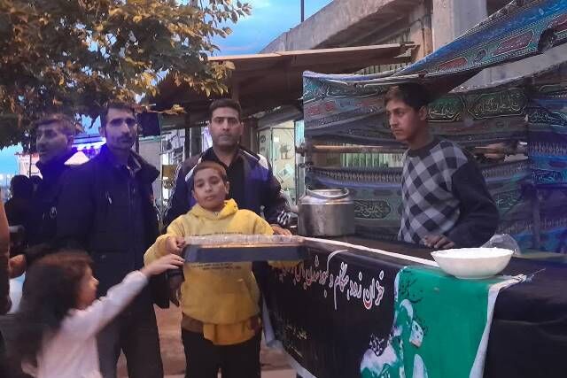 برپایی موکب و ایستگاه صلواتی «بوی بهشت» به مناسبت ایام فاطمیه در مینودشت