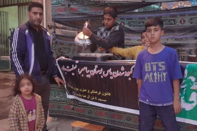 برپایی موکب و ایستگاه صلواتی «بوی بهشت» به مناسبت ایام فاطمیه در مینودشت