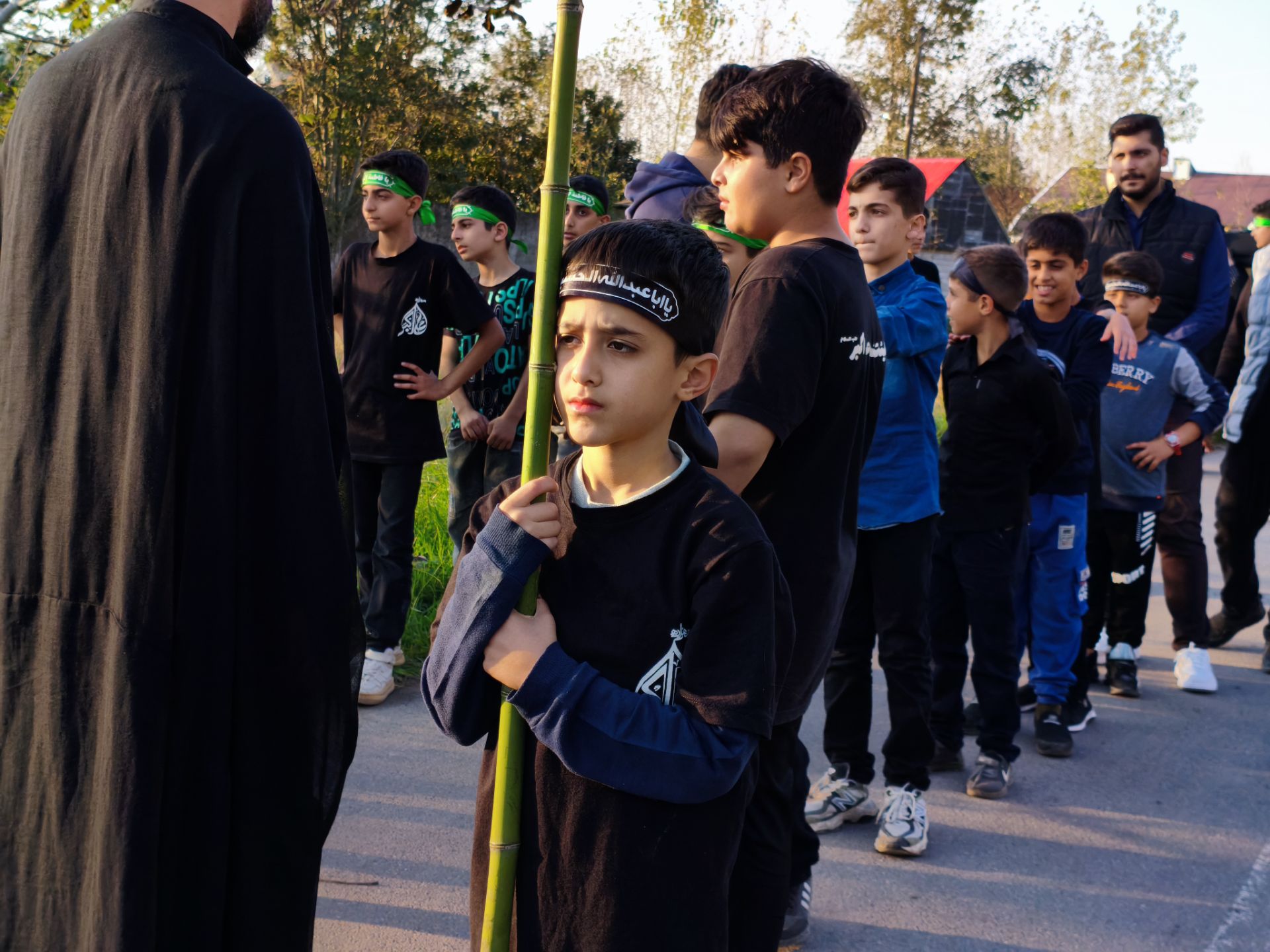 تشییع نمادین پیکر حضرت زهرا(س) در برکاده