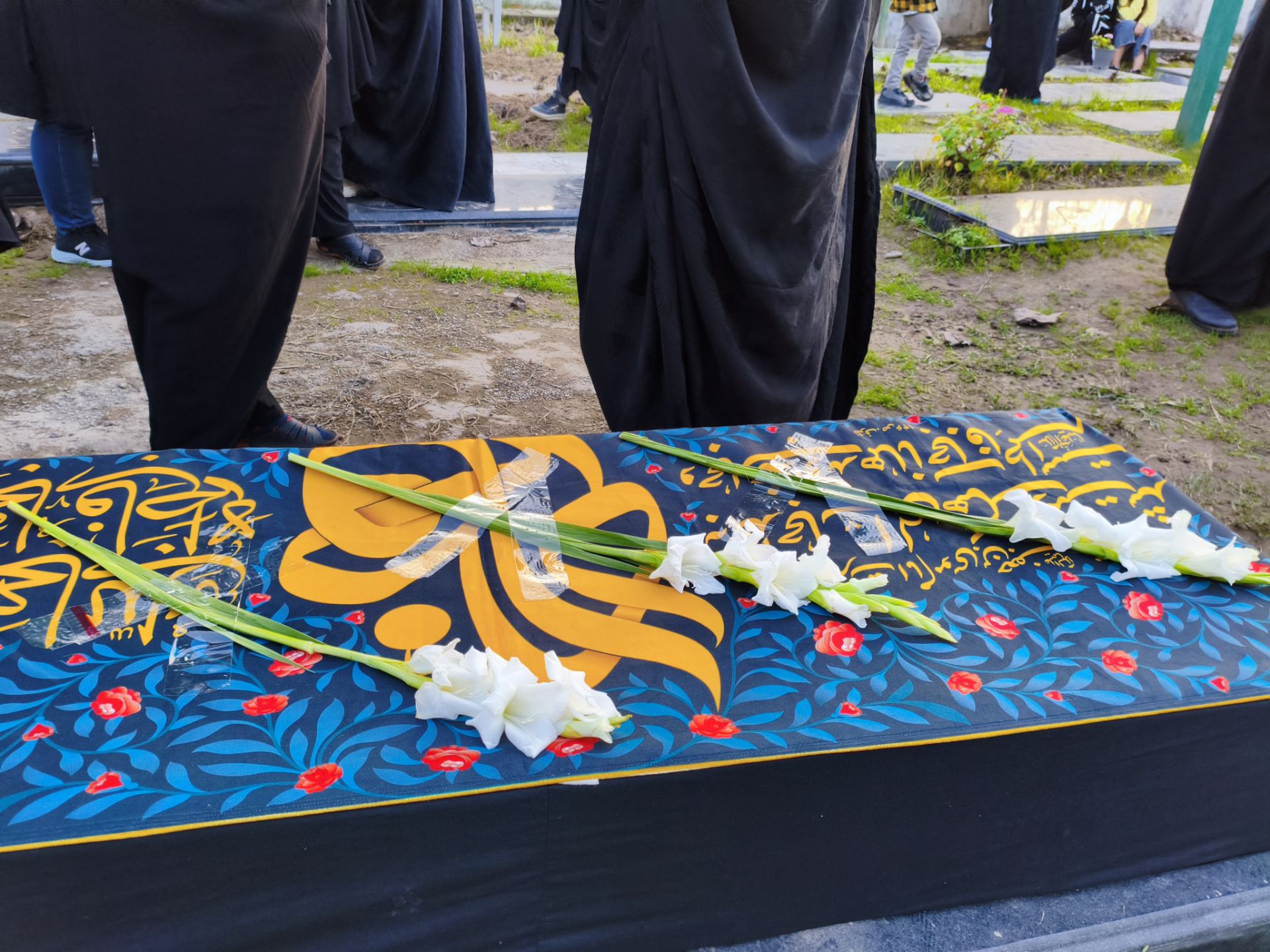 تشییع نمادین پیکر حضرت زهرا(س) در برکاده