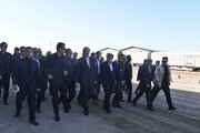 بازدید دبیر شورای عالی مناطق آزاد از پایانه صادراتی اینچه‌برون