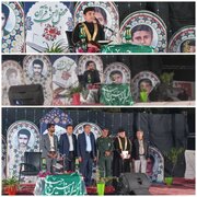 برگزاری محفل انس با قرآن و یادواره ۶ شهید دانش‌آموز بخش شمیل