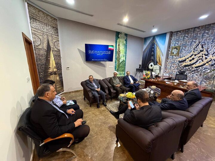 بازدید رشیدیان از نمایندگی سازمان حج در عربستان و بررسی برنامه‌های حج تمتع ۱۴۰۵