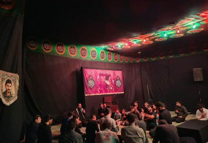 برپایی آیین عزاداری شهادت حضرت فاطمه زهرا(س) در دانشگاه تفرش