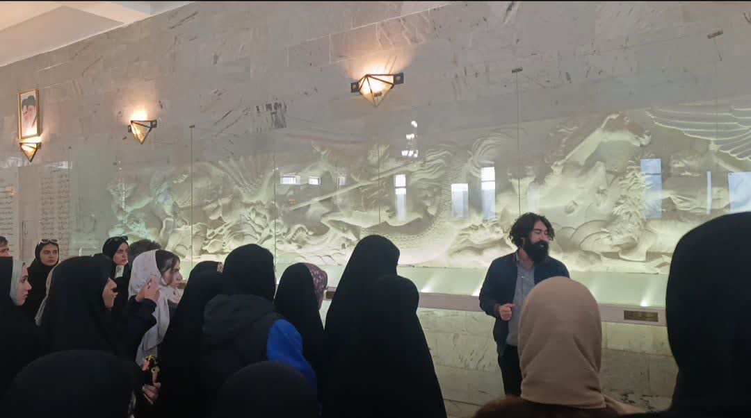 اردوی فرهنگی_تربیتی "دختران_حاج_قاسم" به مشهد مقدس