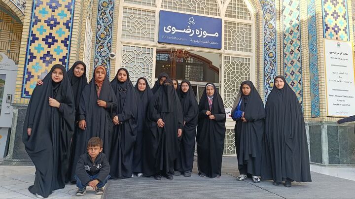 اردوی فرهنگی_تربیتی "دختران_حاج_قاسم" به مشهد مقدس