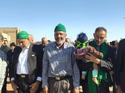 حضور گسترده مردم بیرجند در آیین معنوی نماز طلب باران