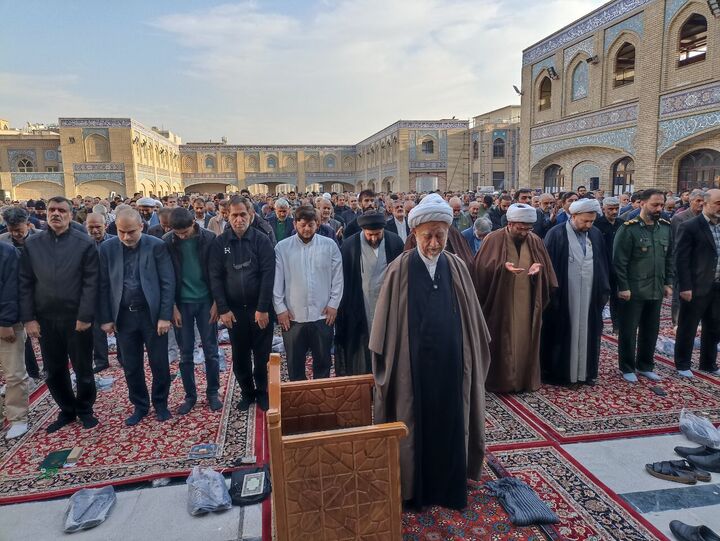 نماز باران در آستان مقدس حضرت عبدالعظیم (ع) اقامه شد