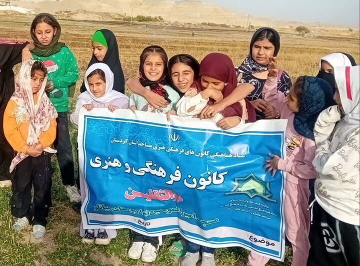 «یک روز با بچه‌های مسجد»؛ اردوی صمیمی و پُرنشاط اعضای کانون نورالثقلین در دامان طبیعت بیانلو