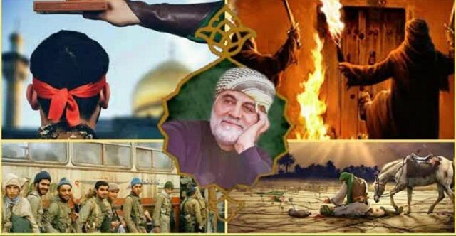 نمایش بزرگ میدانی «علمدار» و تشییع شهید گمنام در روستای تازیان بالا بندرعباس