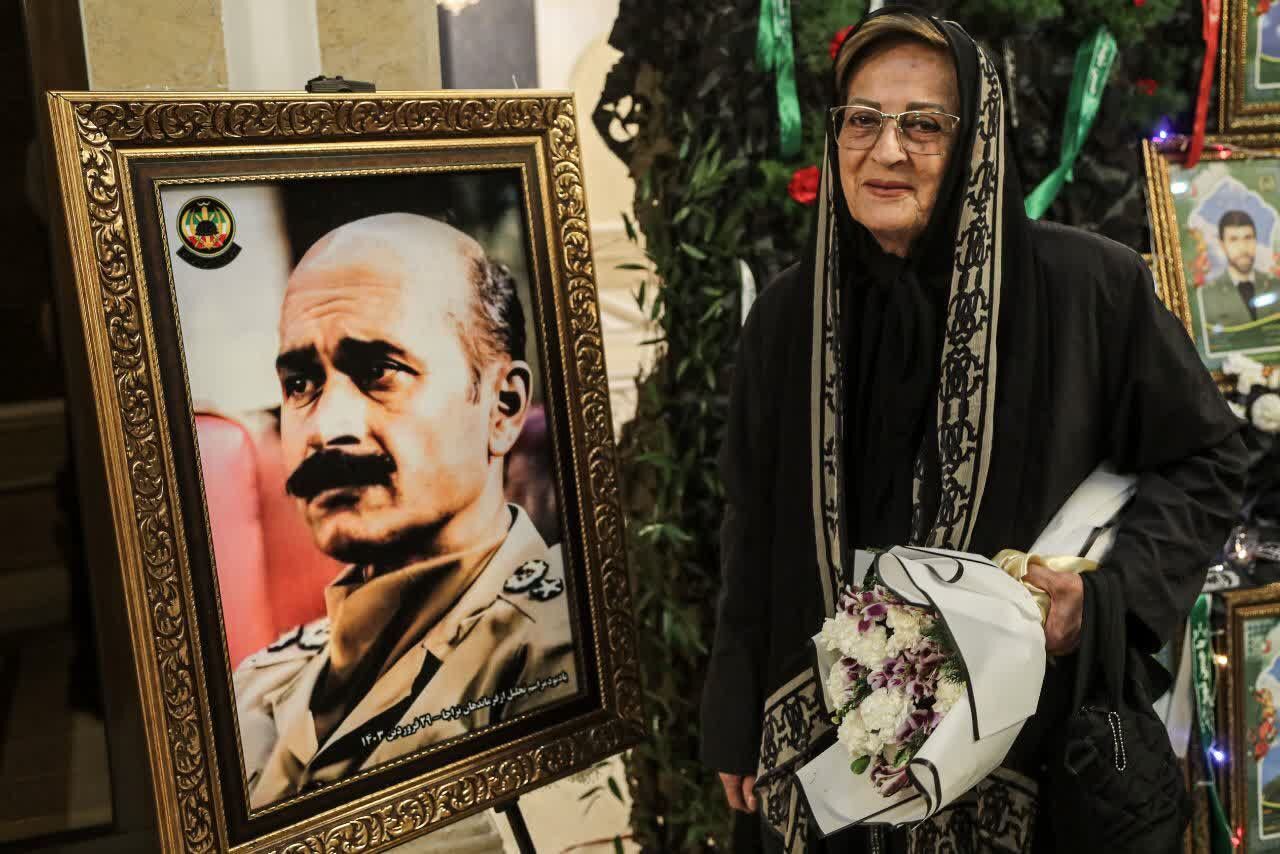 تشییع پیکر همسر شهید فلاحی در دافوس ارتش