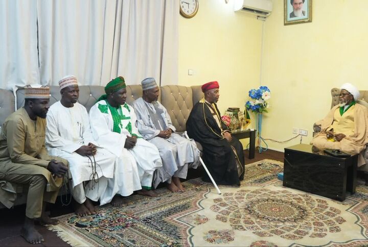 دیدار شیخ ابراهیم زکزاکی با رهبر طریقت قادریه نیجریه، شیخ ابراهیم عیسی مَکْوَراری