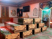 عطر حضور پیکرهای مطهر ۹ شهید گمنام دیار ثاراللهیان ایران را معطر کرد