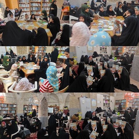 ماجراجویی کتابخوانی دختران مسجدی شهر هشتبندی/ از قصه‌های رنگارنگ تا جشن پتو