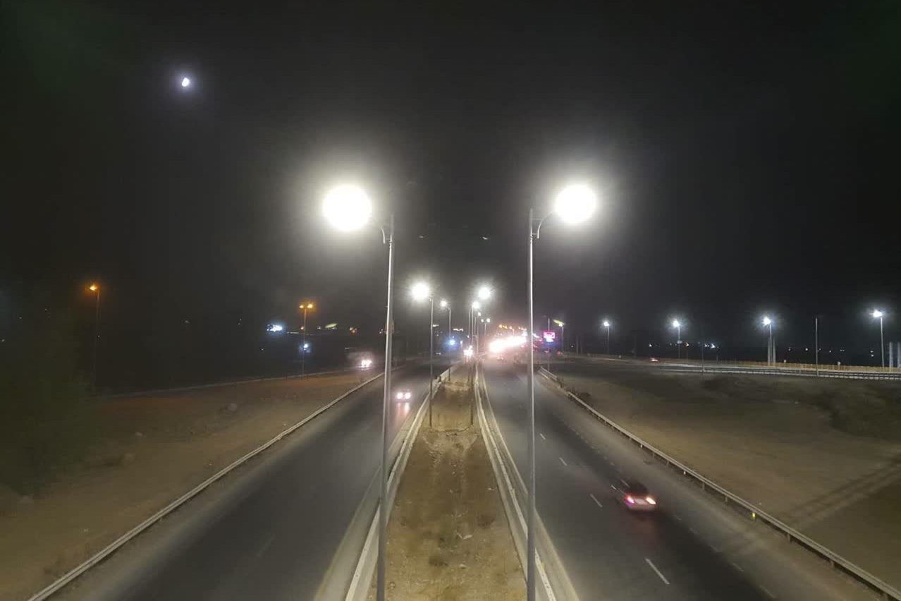 اجرای ۱۵.۲ کیلومتر روشنایی در محورهای گلستان