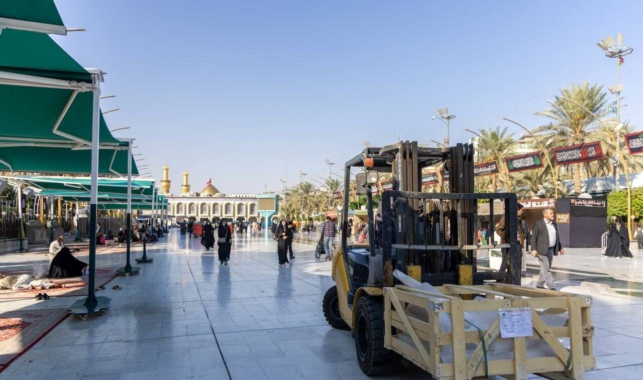 آب‌خوری‌های بین‌الحرمین در کربلای معلی تعویض شد