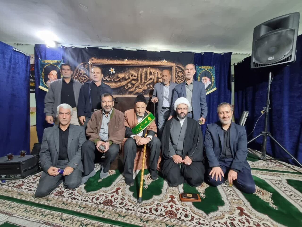 پیرغلام ۹۰ ساله خرم آبادی تکریم شد