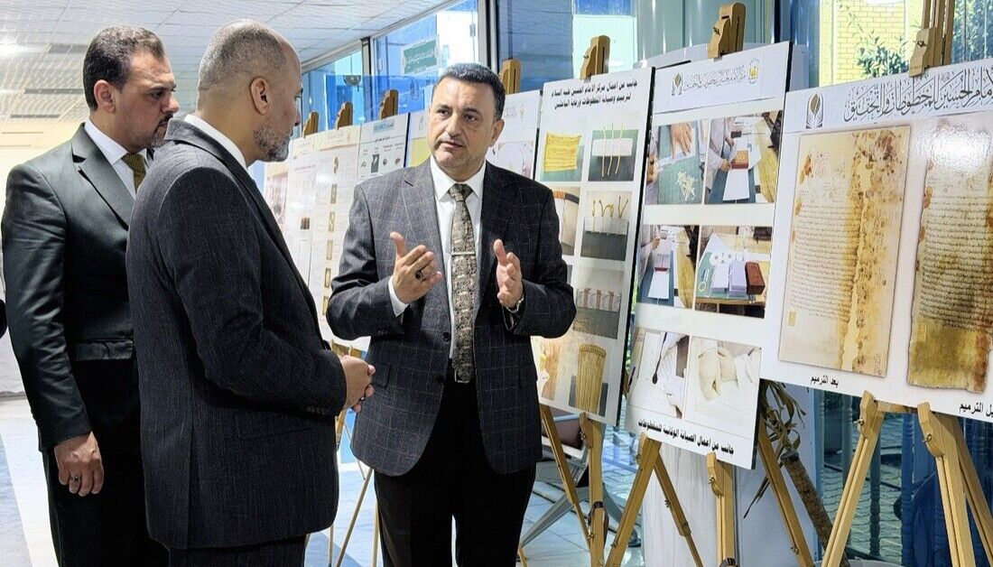 امضای تفاهم همکاری میان مرکز مرمت نسخه‌های خطی آستان قدس حسینی و دانشگاه کربلا