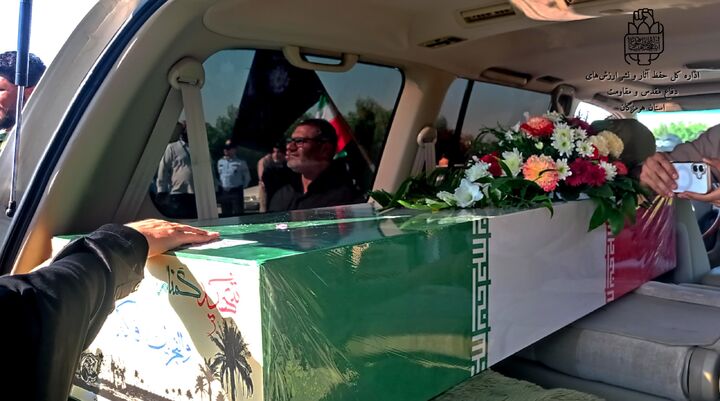 ۱۴ شهید گمنام دفاع مقدس وارد بندرعباس شدند
