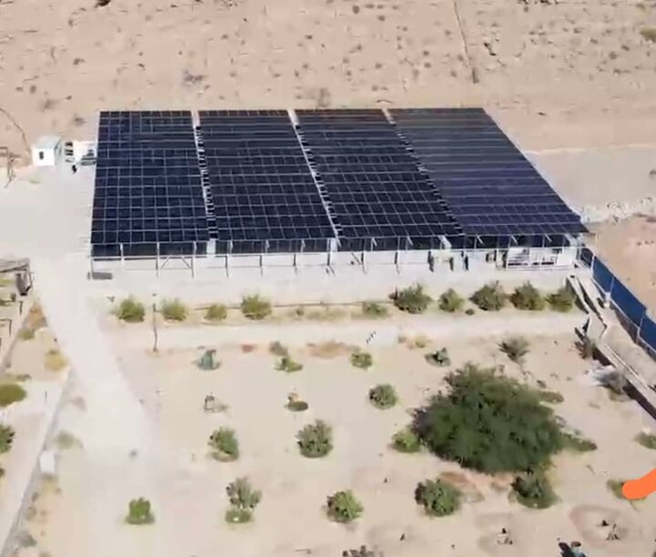 افتتاح نخستین نیروگاه خورشیدی کشور در سیاهو هرمزگان