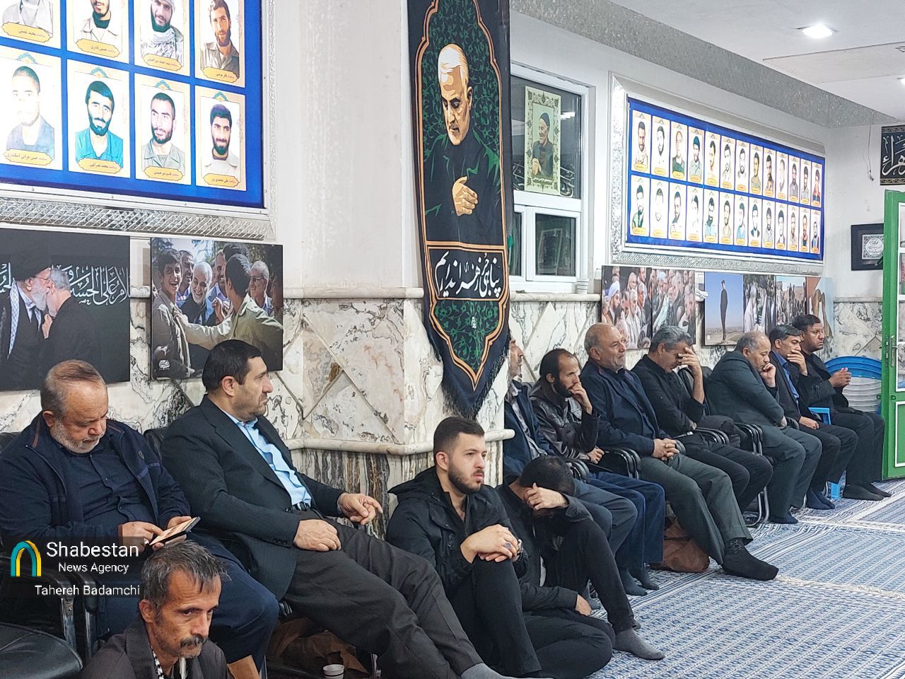 اولین شب مراسم عزاداری فاطمیه بیت‌الزهرا شهید سلیمانی
